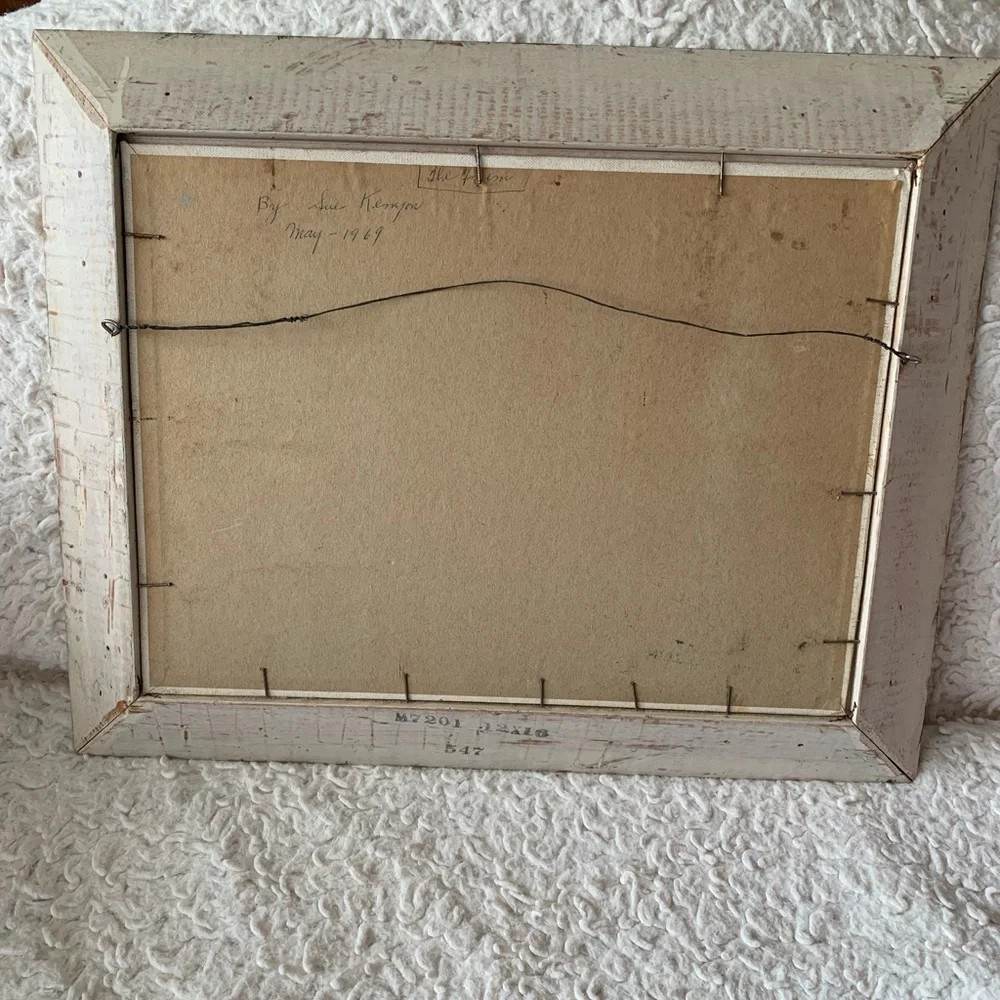 Vintage Original Painting on an Ornate Frame
